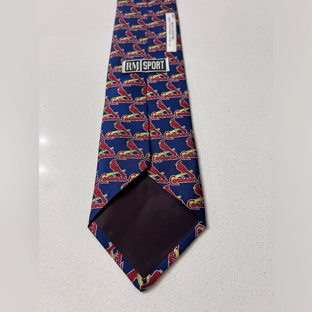 2002 Major League Baseball MLB St Louis‎ Cardinals Silk Necktie